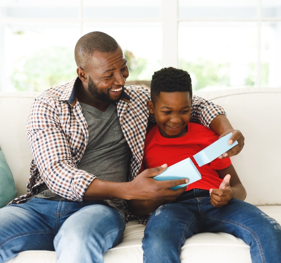 bigstock-Happy-african-american-father--432184781